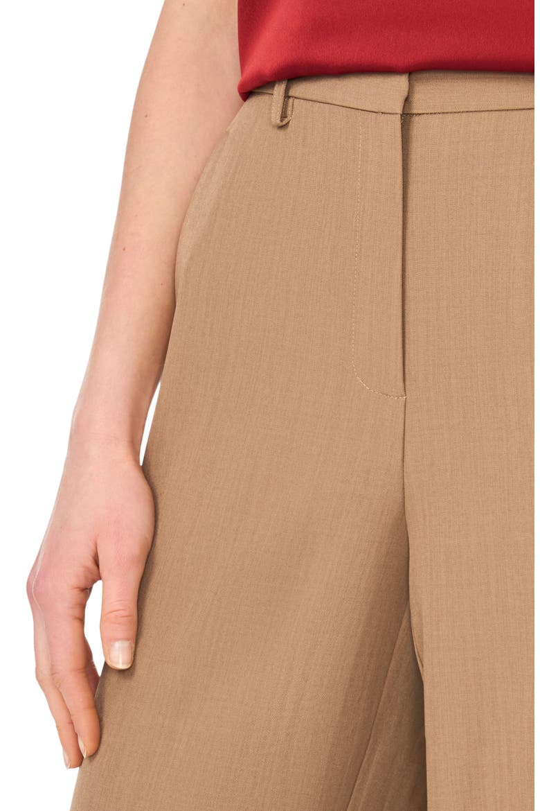 Flat Front Pants, Alternate, color, TAUPE
