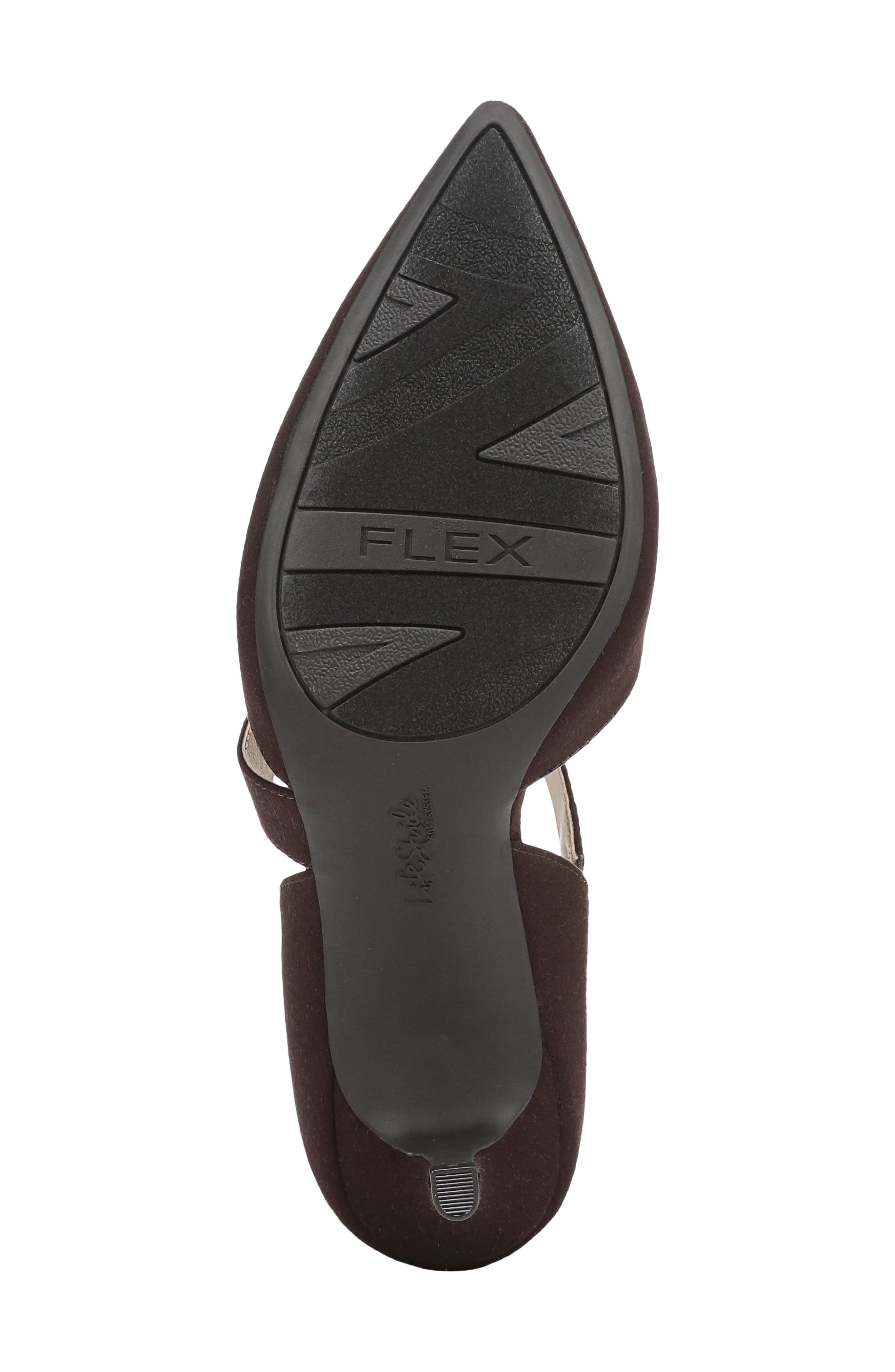 LifeStride Suki Pointed Toe Pump, Alternate, color, Dark Chocolate Dm