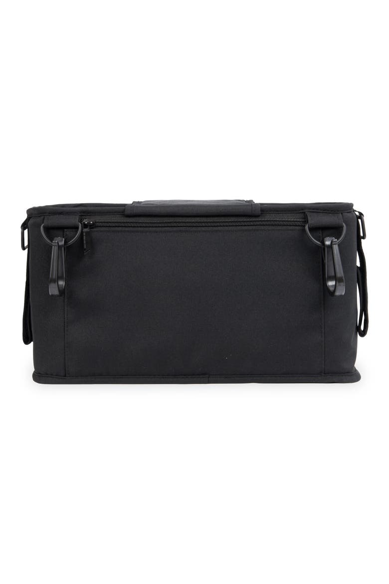 Parent Console with Two Insulated Cup Holders, Alternate, color, JET BLACK