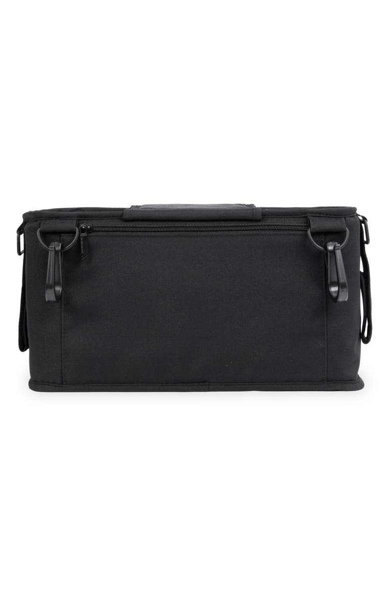 WonderFold Parent Console with Two Insulated Cup Holders, Alternate, color, Jet Black