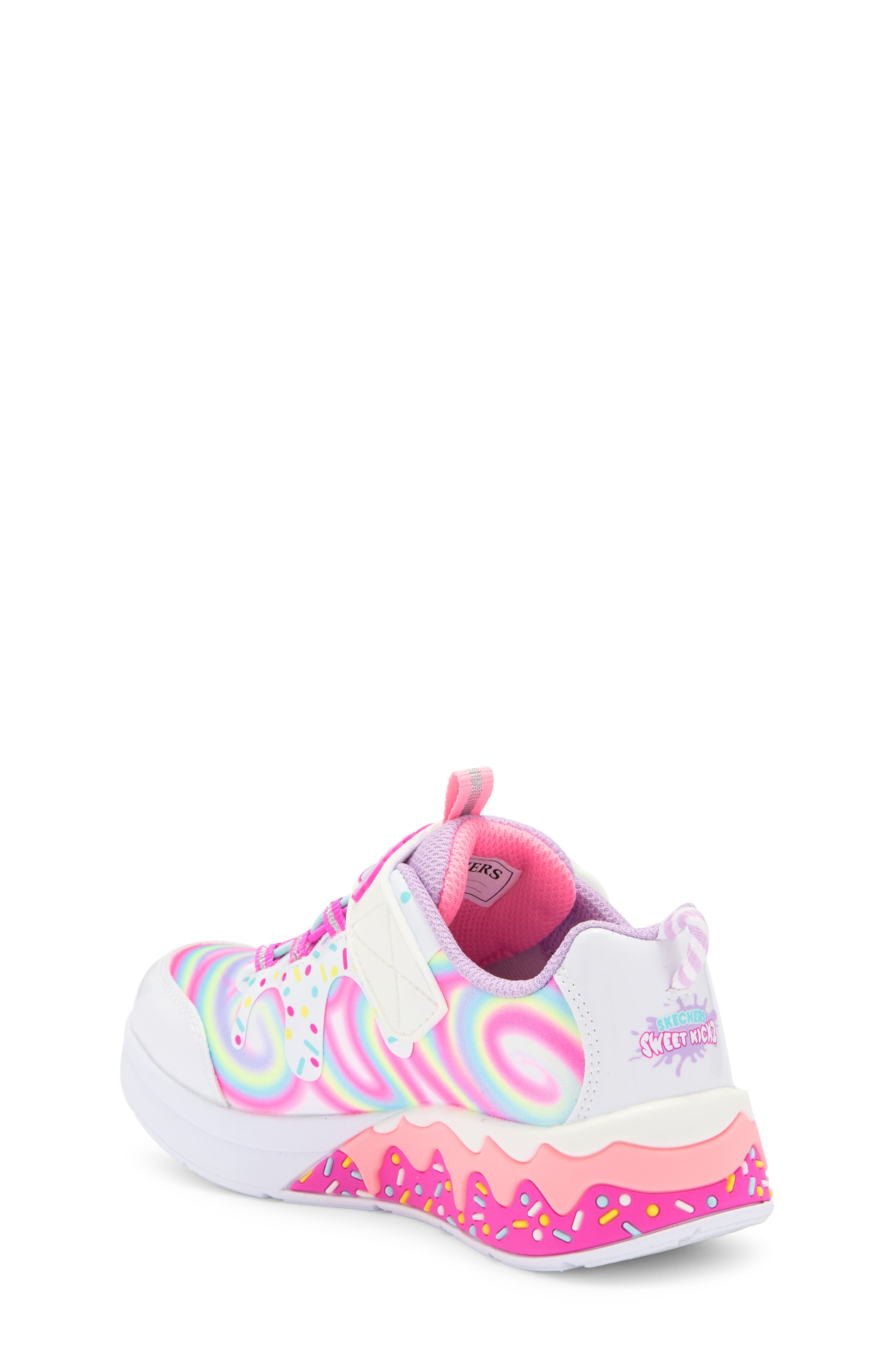 SKECHERS Kids' Cupcake Cutie Sneaker, Alternate, color, White/ Multi