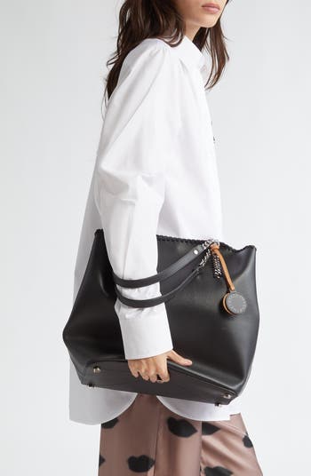 Falabella Faux Leather Wing Tote