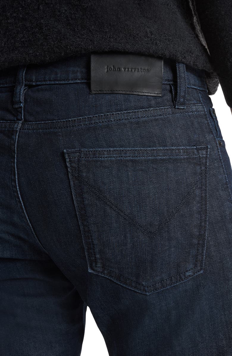 John Varvatos J702 Ferris Slim Fit Stretch Selvedge Jeans, Alternate, color, 