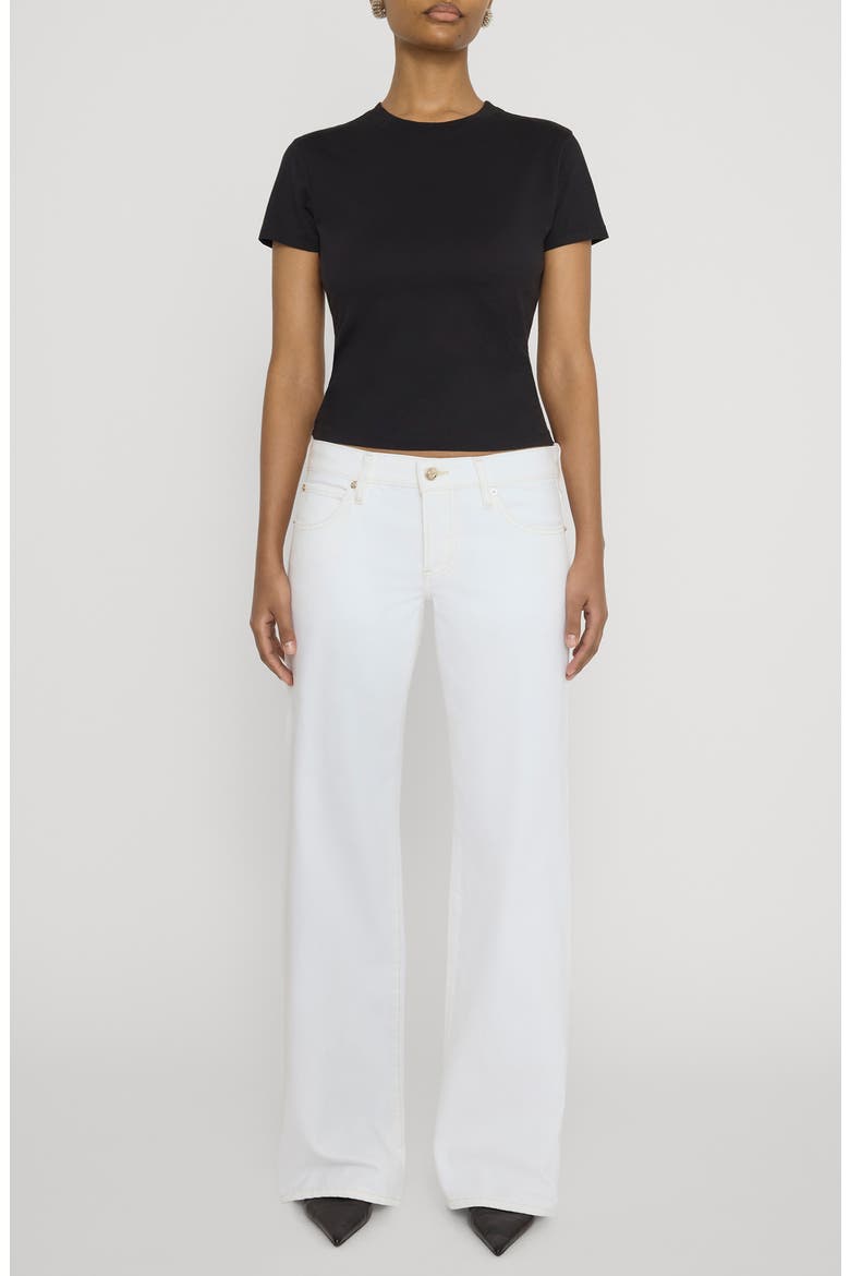 The Pixie Gray Low Rise Wide Leg Jeans, Alternate, color, AU NATURAL CLEAN