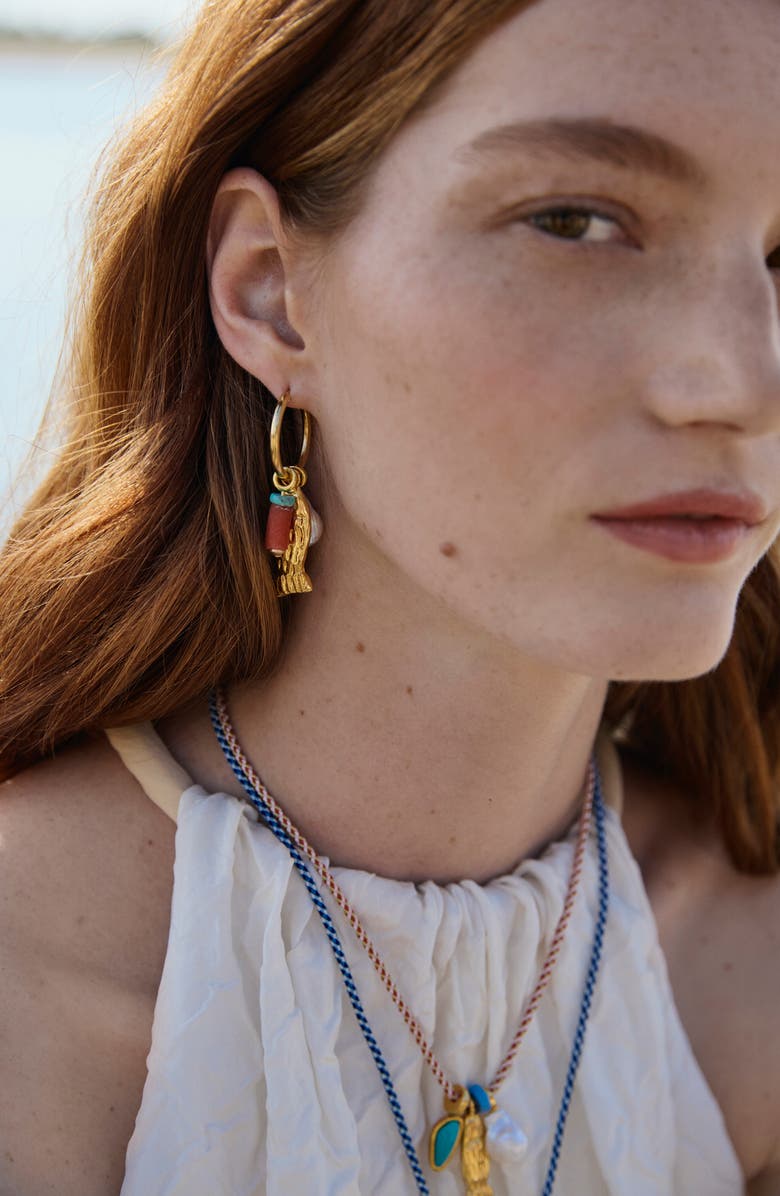 Lizzie Fortunato Minnow Charm Necklace, Alternate, color,