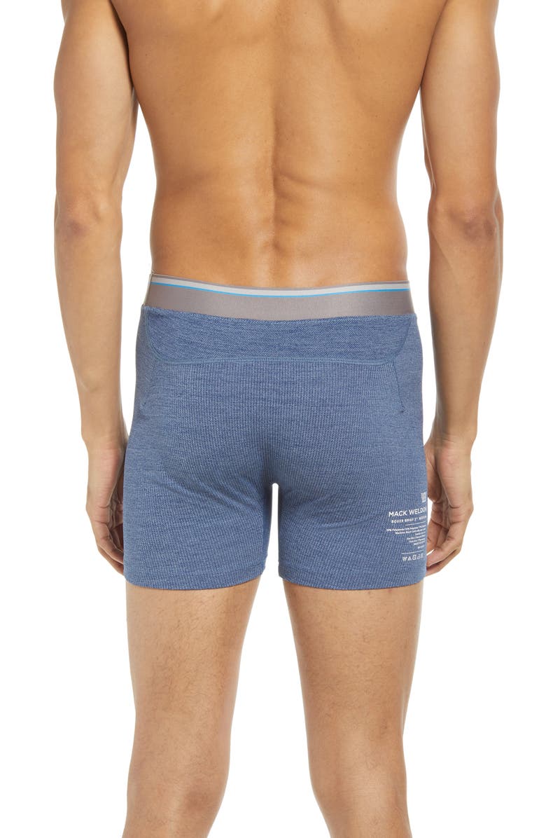 Mack Weldon AIRKNITx Performance Boxer Briefs, Alternate, color, Indigo Heather