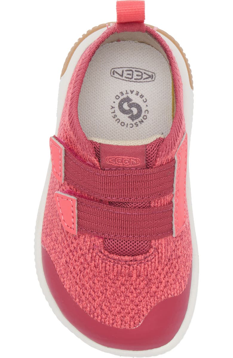 KEEN Kids' KNX Knit Sneaker, Alternate, color, Beaujolais/ Raspberry