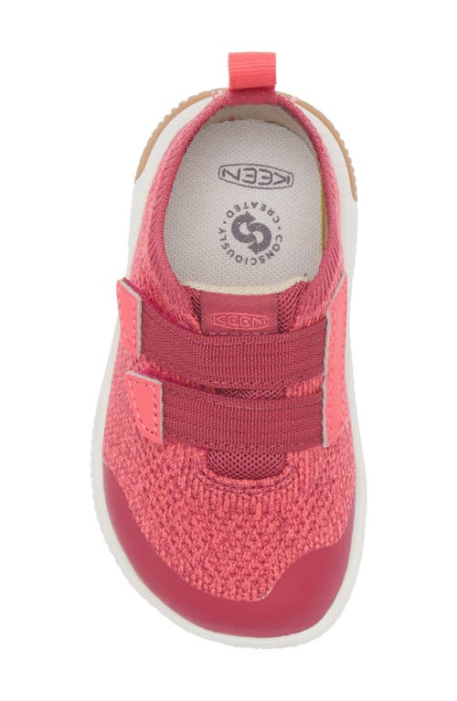 Keen Kids' Knx Knit Sneaker In Beaujolais/raspberry