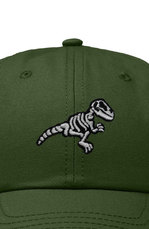 Dalix Fossil Embroidered Outdoor Hat In Olive