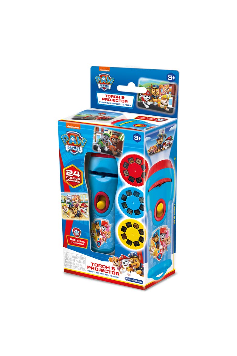 Paw Patrol Torch & Projector, 24 Images, Plastic, Kids Ages 3+, Main, color, Multicolored