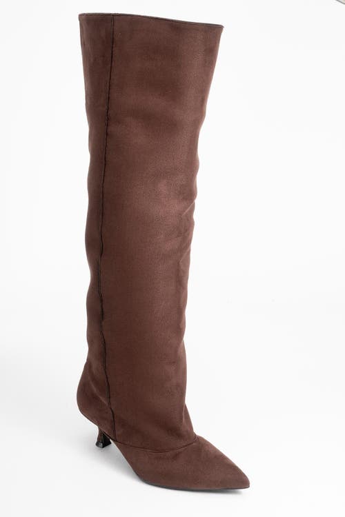 Prologue Shoes Zach Over The Knee Boot In Brown