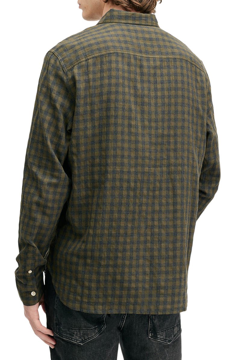 AllSaints Ryker Check Flannel Button-Up Shirt, Alternate, color,