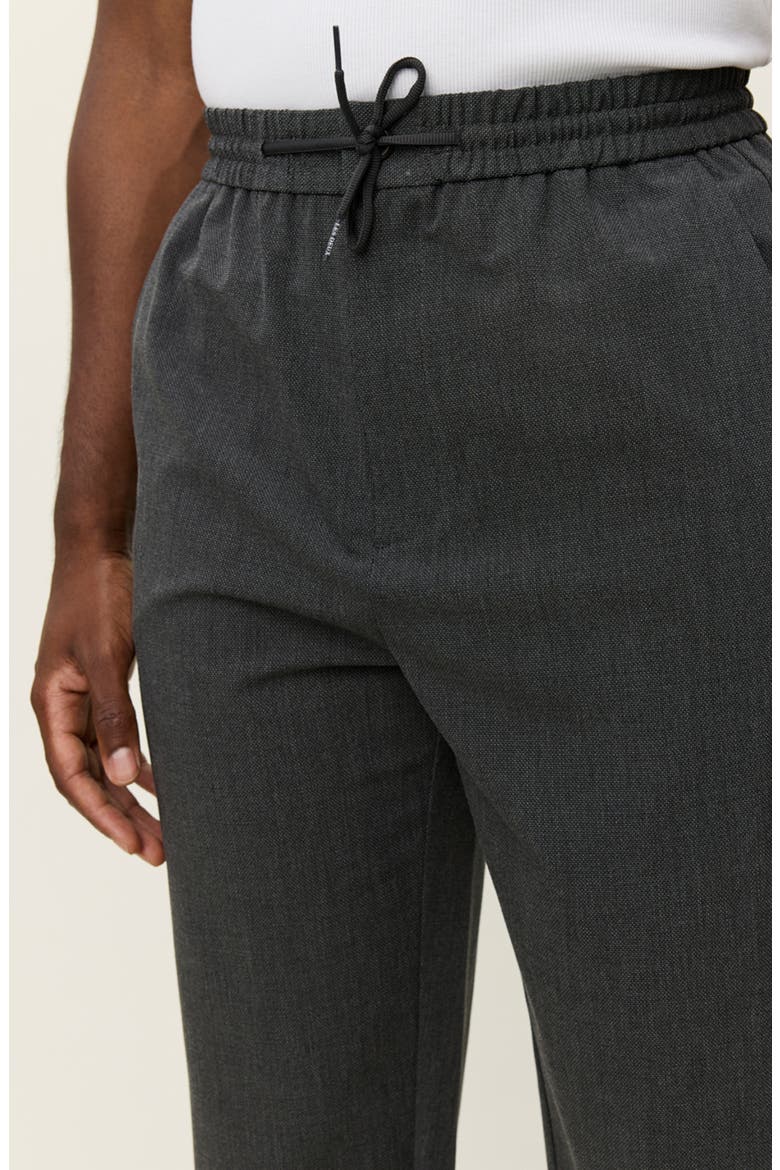 Como Tapered Drawstring Pants, Alternate, color, DARK GREY MELANGE