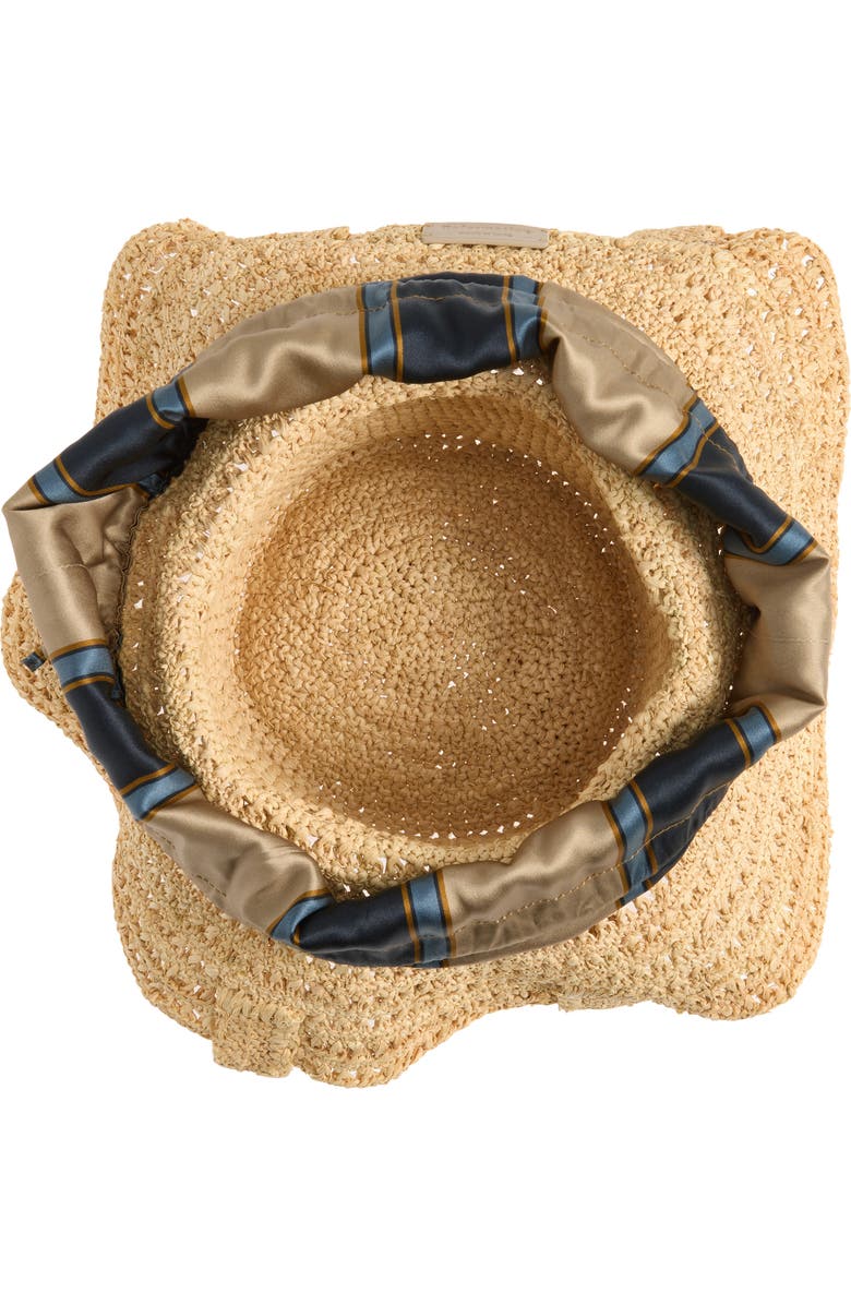 Reformation Sonia Raffia Hat Bag, Alternate, color, Natrual Raffia