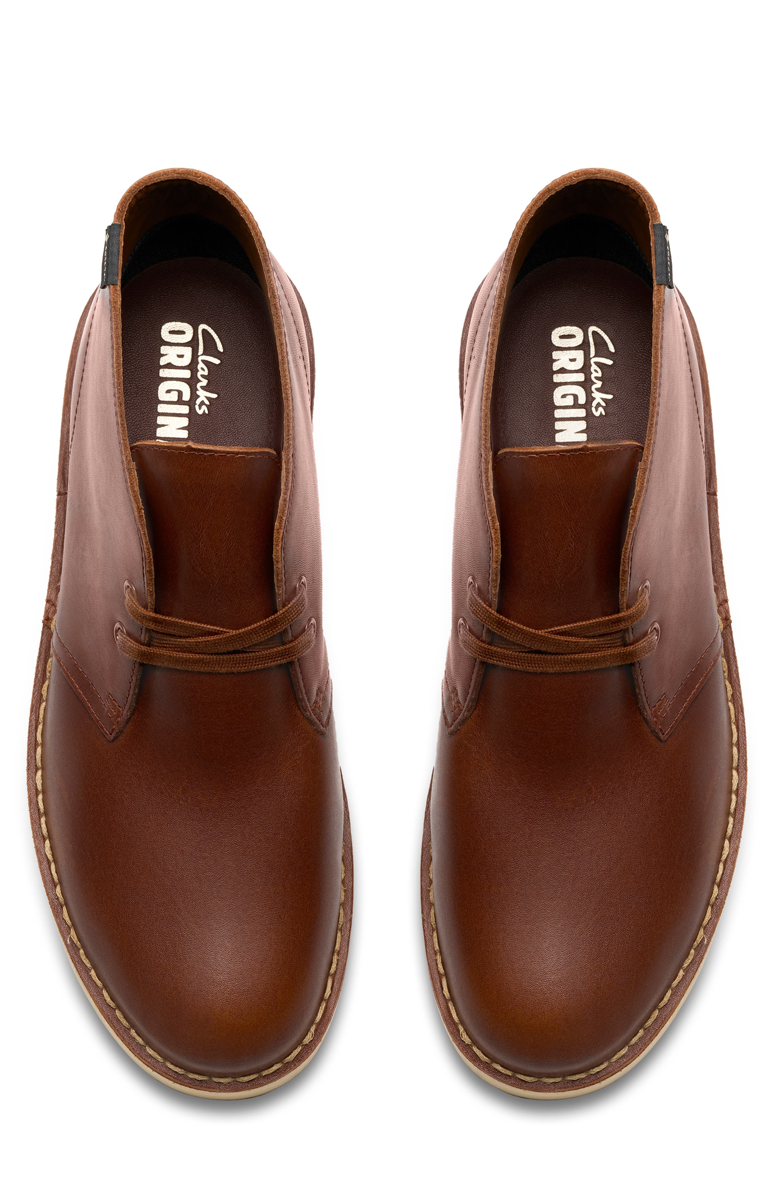 Clarks<sup>®</sup> Originals Gore-Tex<sup>®</sup> Waterproof Desert Boot, Alternate, color, Brown Leat