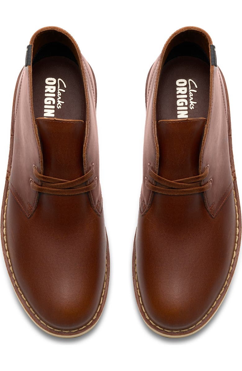 Clarks<sup>®</sup> Originals Gore-Tex<sup>®</sup> Waterproof Desert Boot, Alternate, color, Brown Leat
