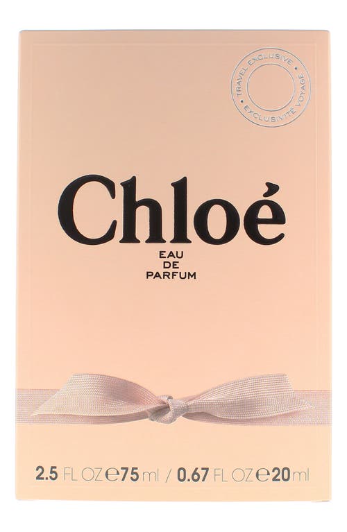 Chloé Eau De Parfum Set $178 Value In Transparent