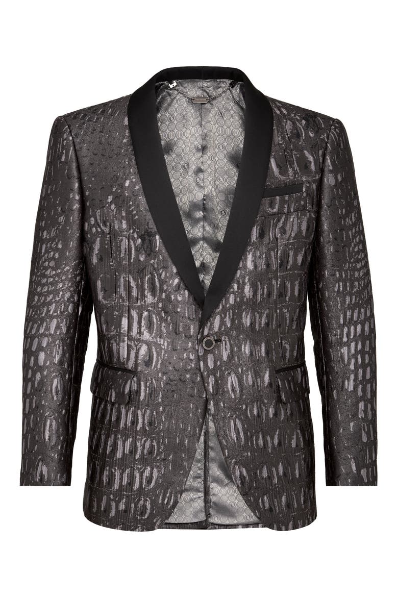 Blazer Elegant Men, Main, color, grey