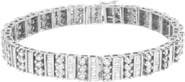 Haus of Brilliance 14K White Gold 4 7/8 cttw Diamond Tennis Bracelet
