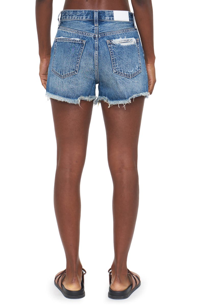 Pistola Nova High Waist Cutoff Denim Shorts, Alternate, color, 