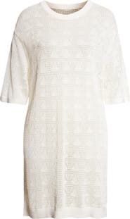LOULOU DE SAISON Armas Shell Knit T-Shirt Dress