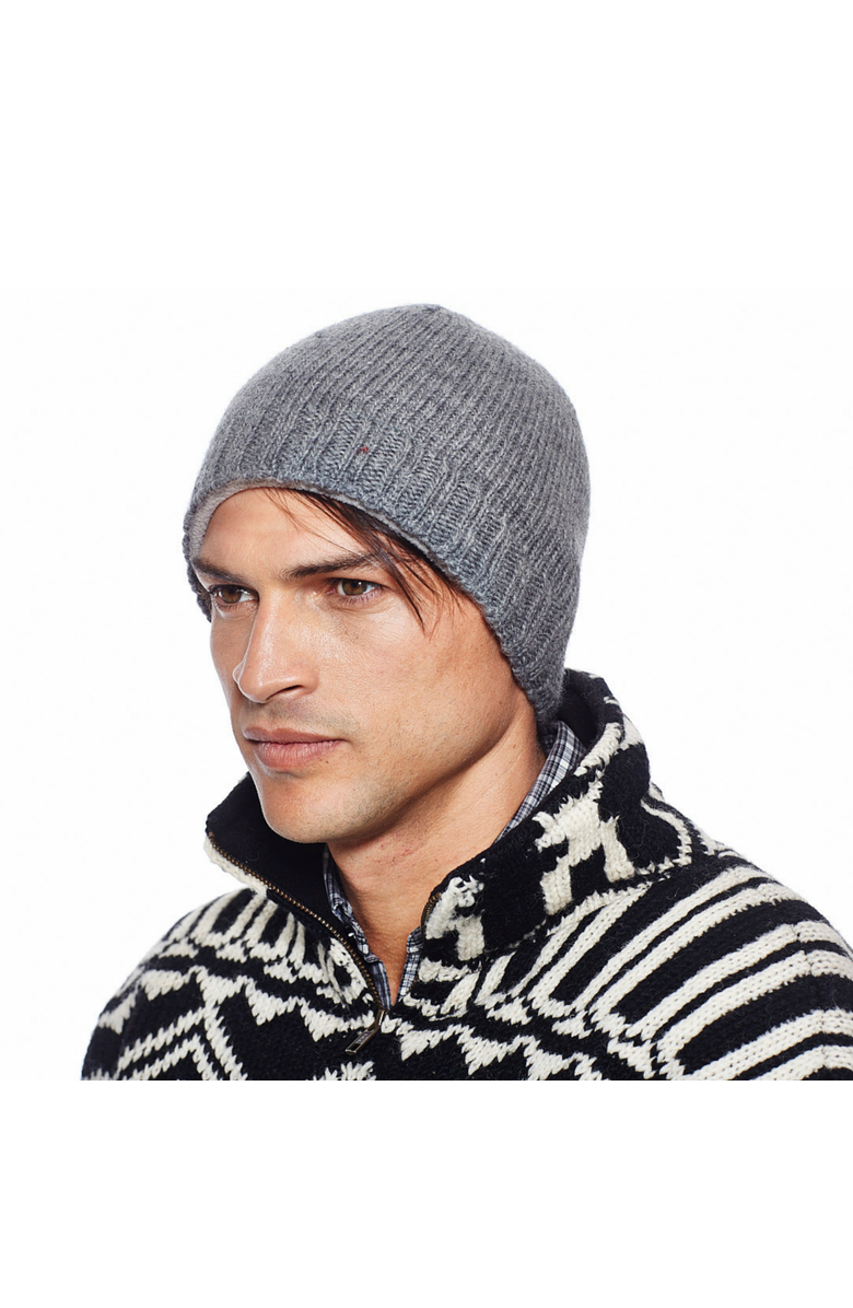 Nirvanna Designs Rib Band Beanie, Alternate, color, Black