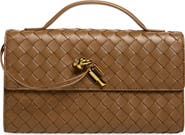 Bottega Veneta Andiamo Intrecciato Leather Top Handle Bag