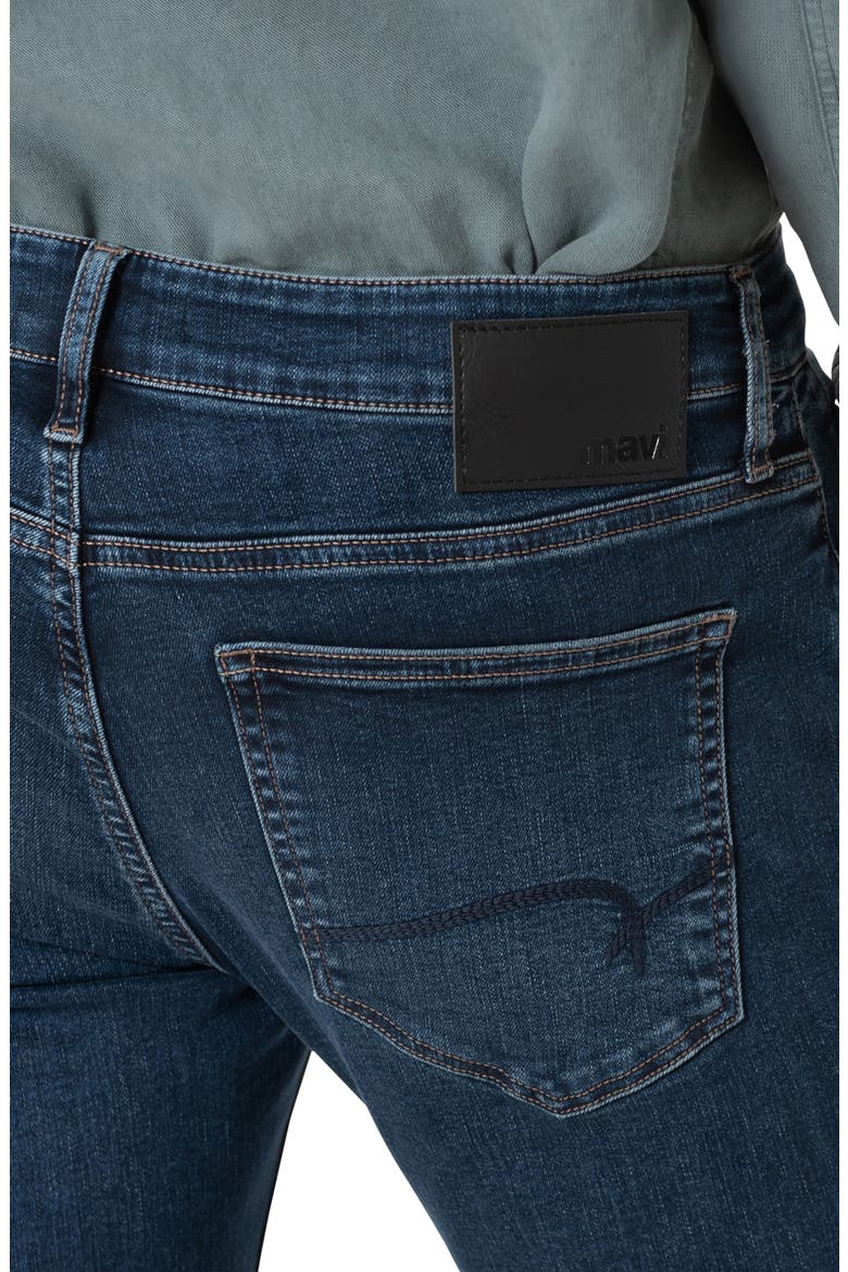 Marcus Slim Straight Leg Jeans, Alternate, color, DEEP BRUSHED FEATHER BLUE