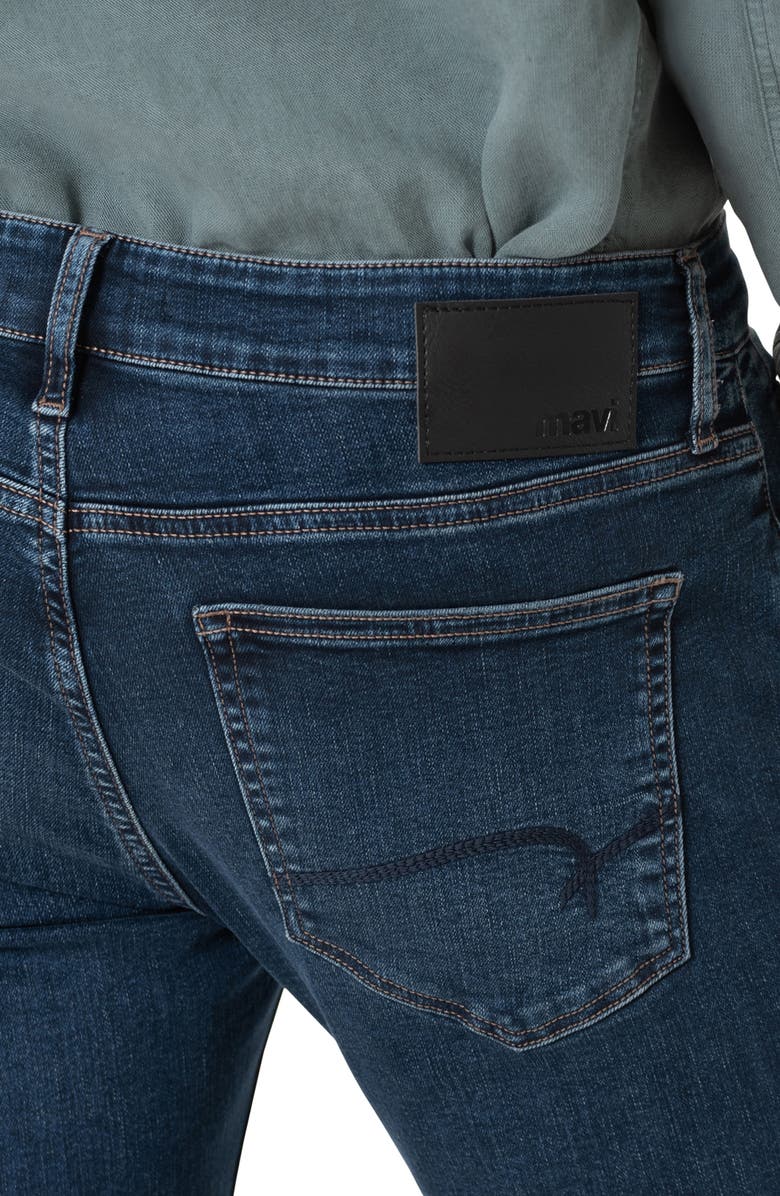 Mavi Jeans Marcus Slim Straight Leg Jeans, Alternate, color, Deep Brushed Feather Blue