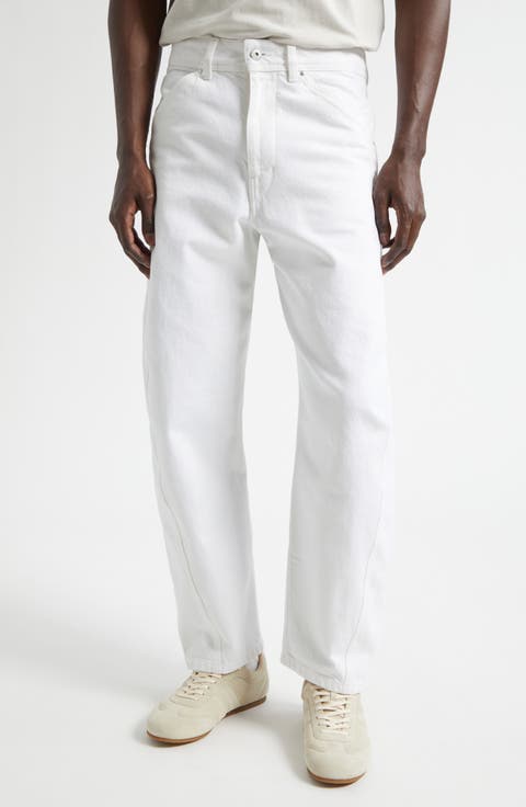 Twisted Seam Workwear Jeans (Milk)