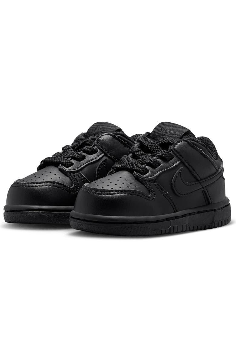 Nike Kids' Dunk Low Basketball Sneaker, Main, color, Black/ Black