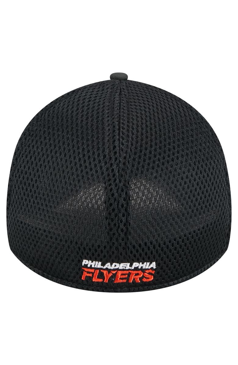 New Era Men's New Era  Black Philadelphia Flyers Active Subtle Camo 39THIRTY Flex Hat, Alternate, color, 