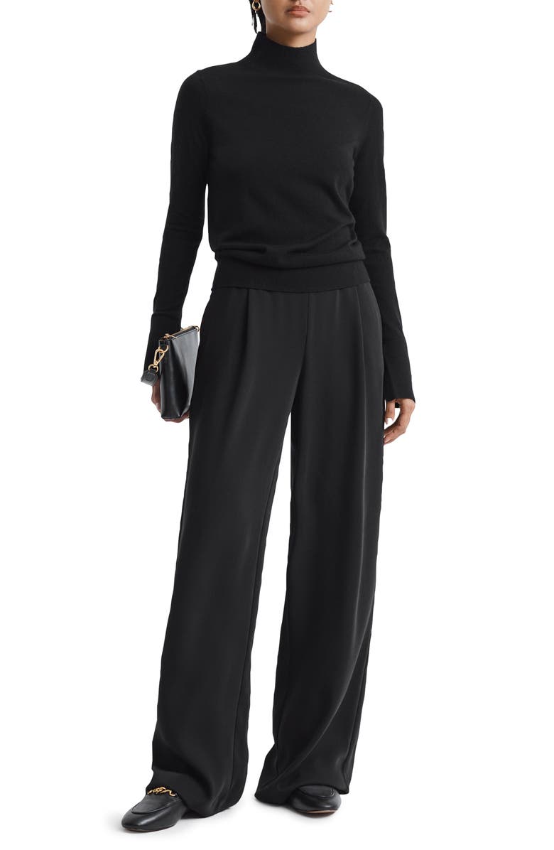 Reiss Kylie Mock Neck Merino Wool Sweater, Alternate, color, 