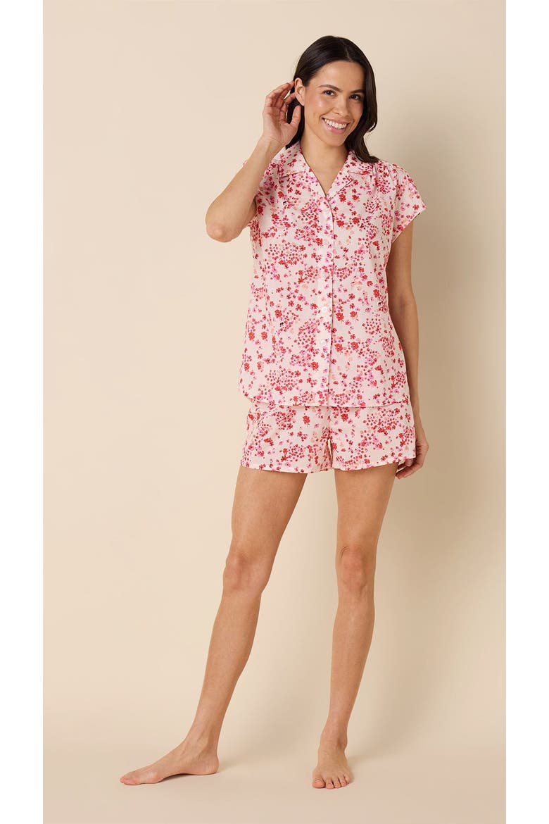 Voile Short Set, Main, color, Petite Rosette