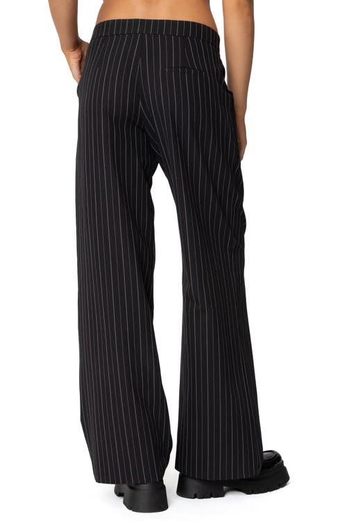 EDIKTED EDIKTED ALIZA PINSTRIPE STRAIGHT LEG PANTS