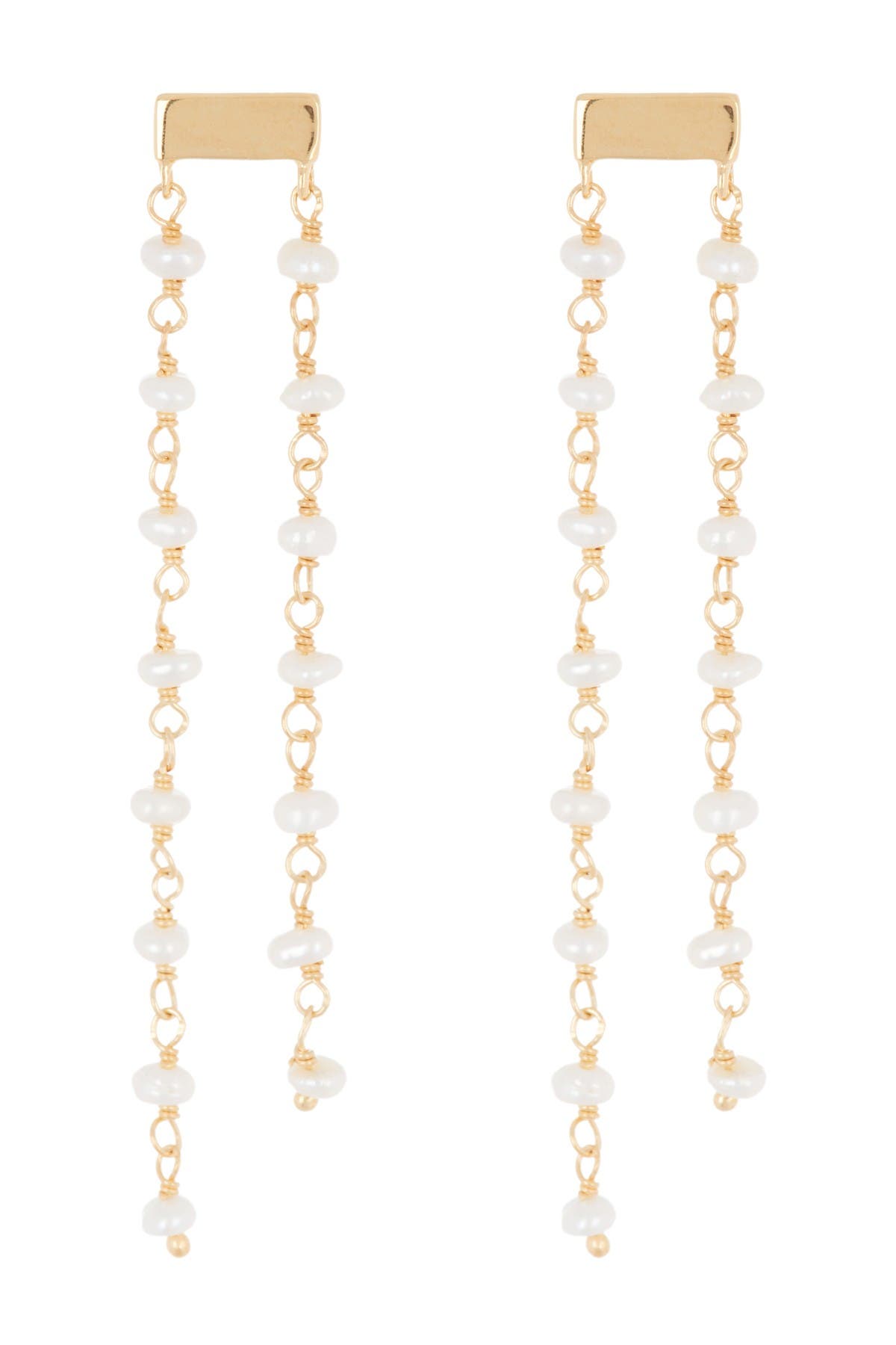 Argento Vivo Sterling Silver Sterling Silver Genuine Freshwater Pearl ...