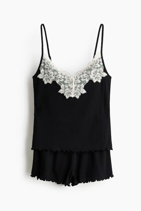 Ribbed Jersey Pyjamas