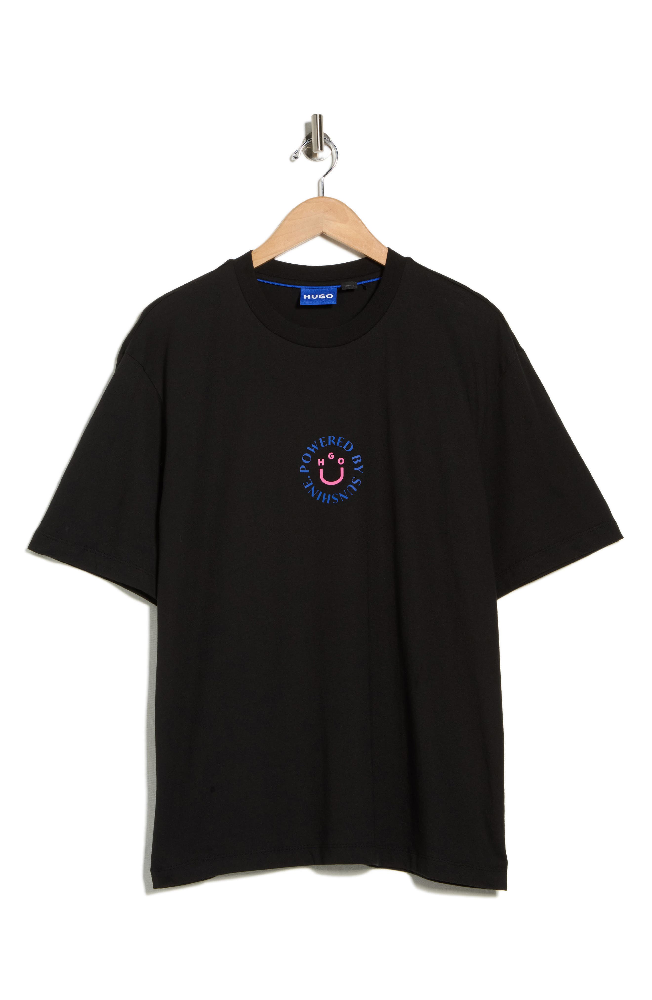 HUGO Napoka Logo Graphic Cotton T-Shirt