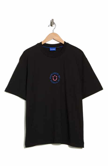 HUGO Napoka Logo Graphic Cotton T-Shirt