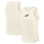 FANATICS Women's Fanatics Cream Philadelphia Eagles Star Play Tri-Blend Ribbed Tank Top