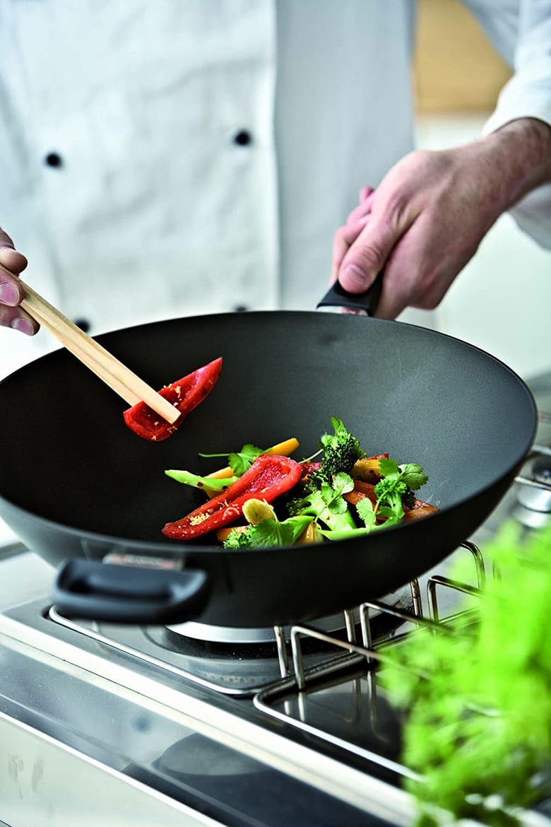 Classic 12.5 Inch Wok, Alternate, color, Black