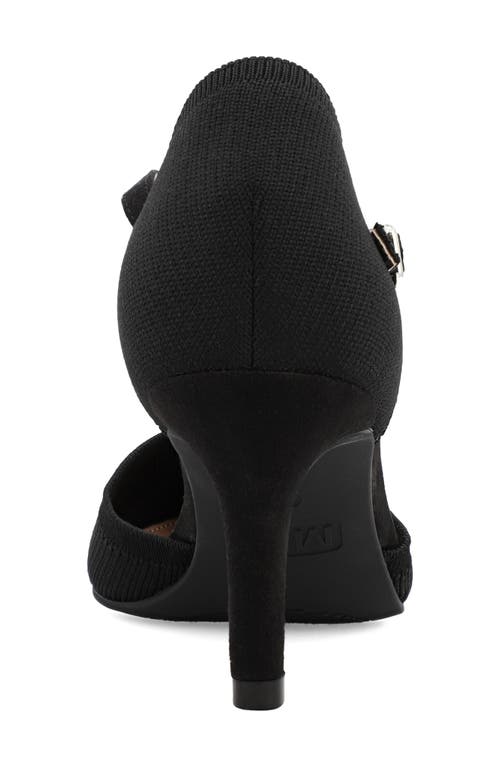 Mia Bivi Ankle Strap Pump In Black