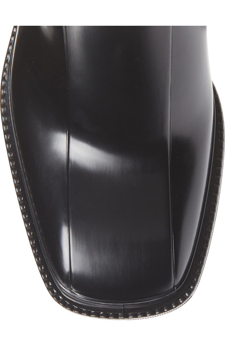 Chloé Betty Rib Cuff Waterproof Rain Boot, Alternate, color,