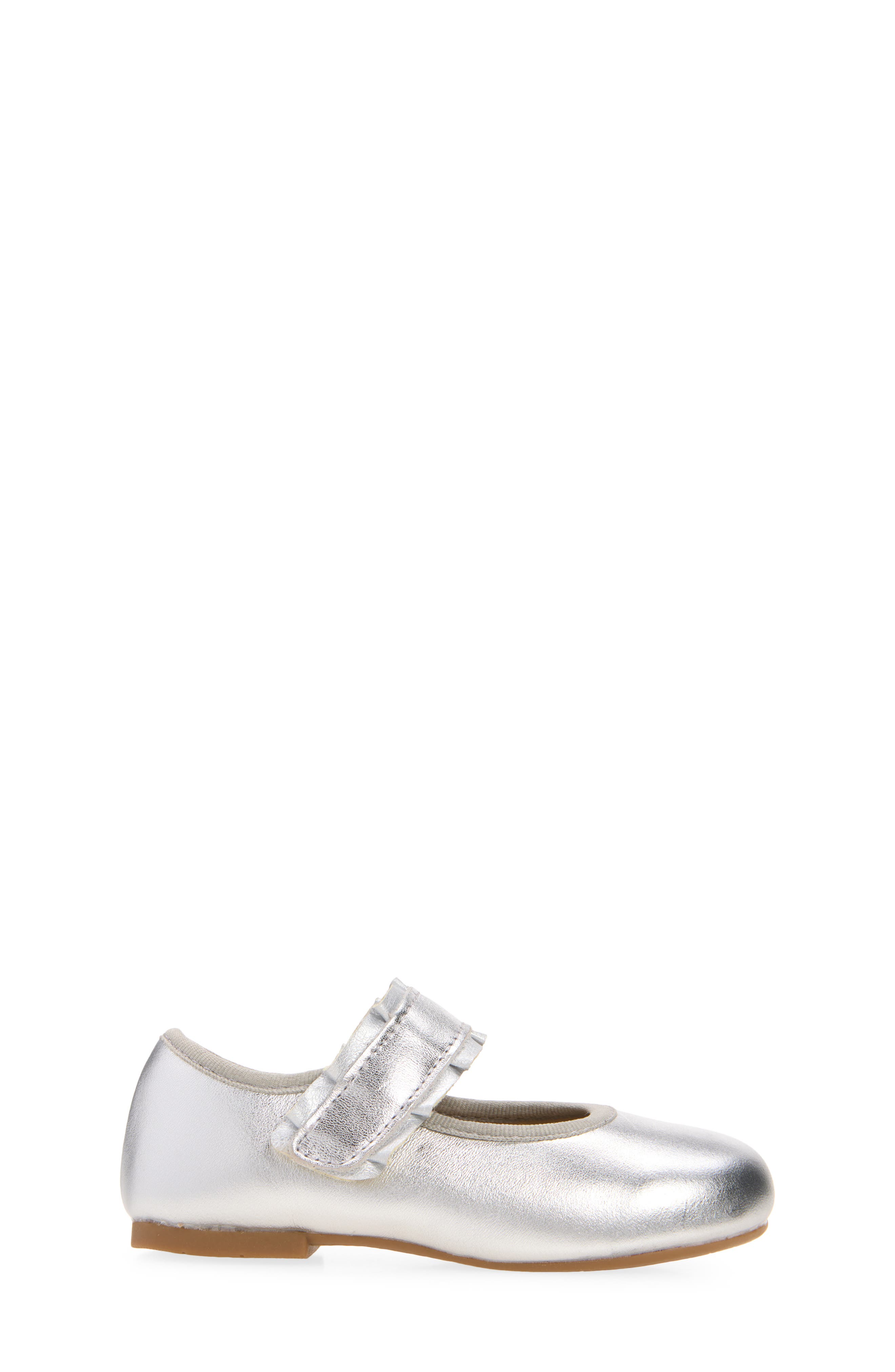 Kids' Frilly Jane Mary Jane, Alternate, color, SILVER