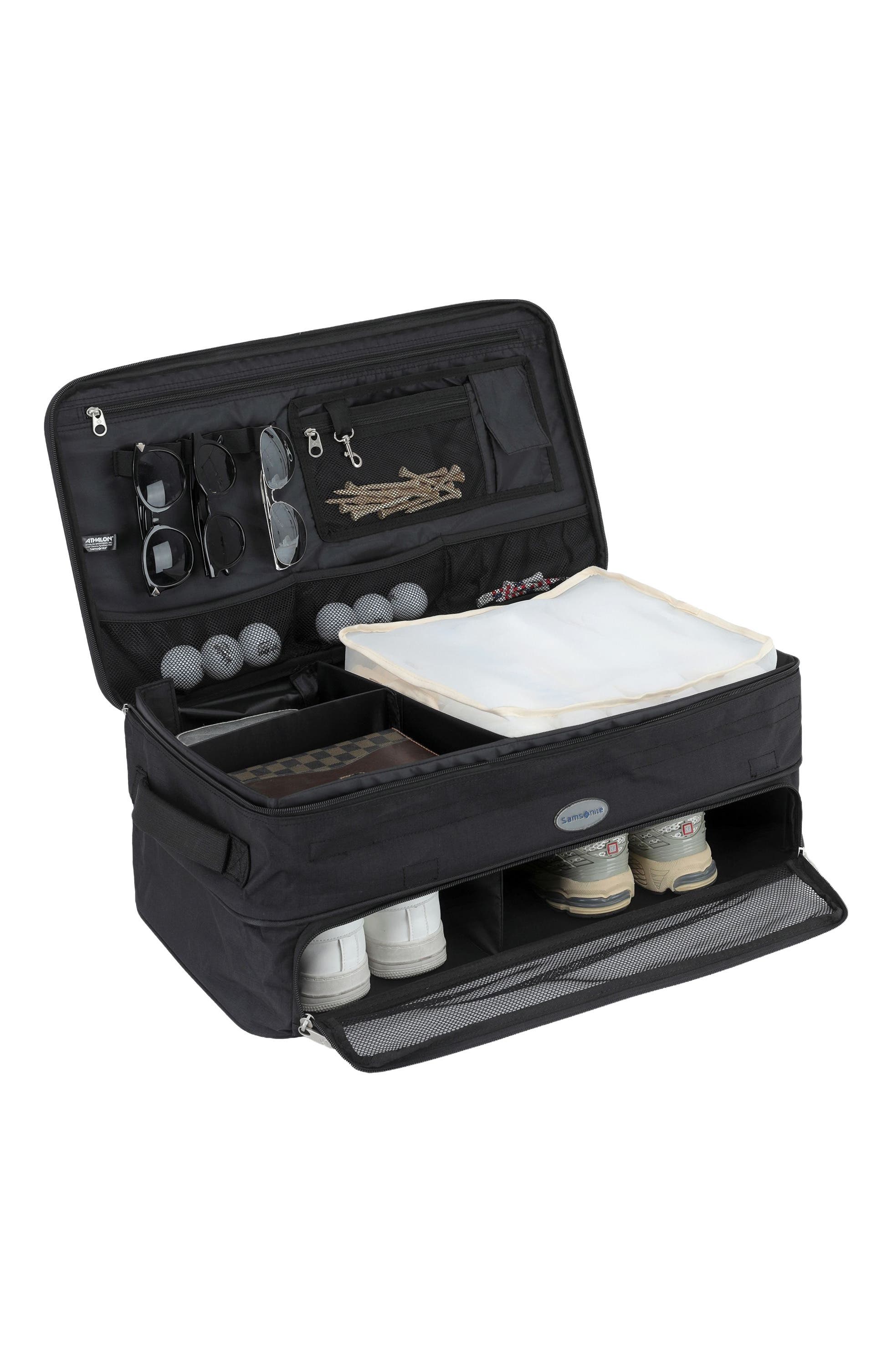 Samsonite Golf Trunk Organizer, Alternate, color, Black/Blue