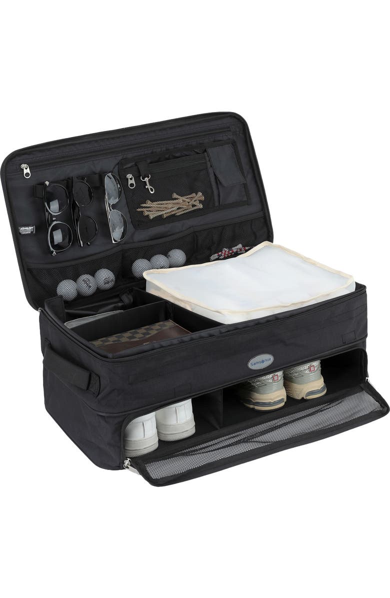 Samsonite Golf Trunk Organizer, Alternate, color, Black/Blue