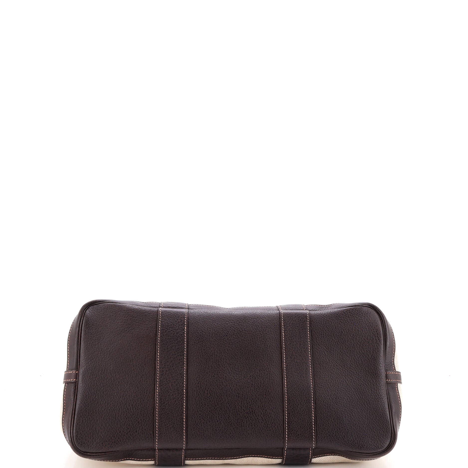 Pre-Owned Hermes Garden Party Tote Toile and Leather 36, Alternate, color, Cocaon