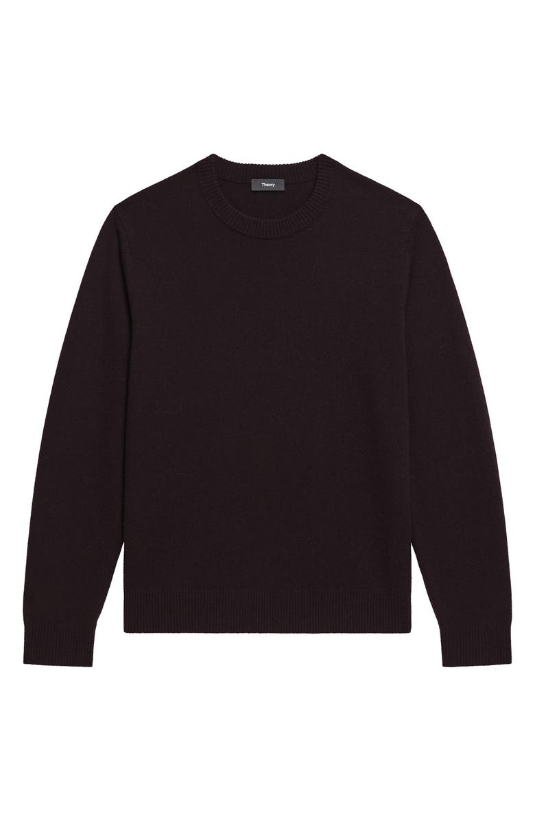 Theory Hilles Cashmere Sweater, Alternate, color, Deep Eggplant