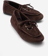 Forever & Always Shoes Lorven Leather Lace Up Loafer