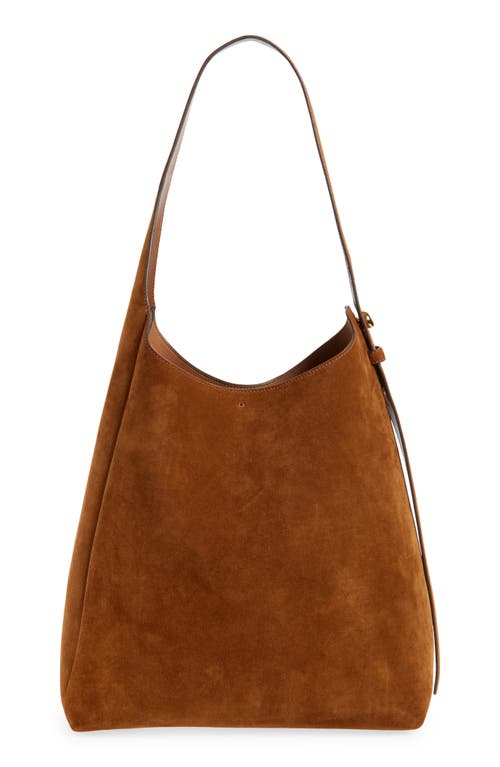 Tory Burch Suede Hobo Bag in Caramel at Nordstrom